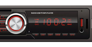 Estéreo Auto Con Frente Fijo Control Remoto Mp3 Usb Fm Sd